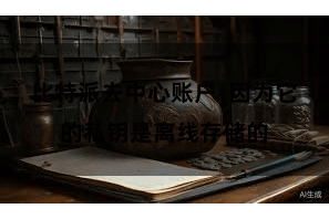 比特派去中心账户  因为它的私钥是离线存储的