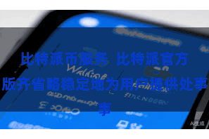 比特派币服务  比特派官方版齐省略稳定地为用户提供处事